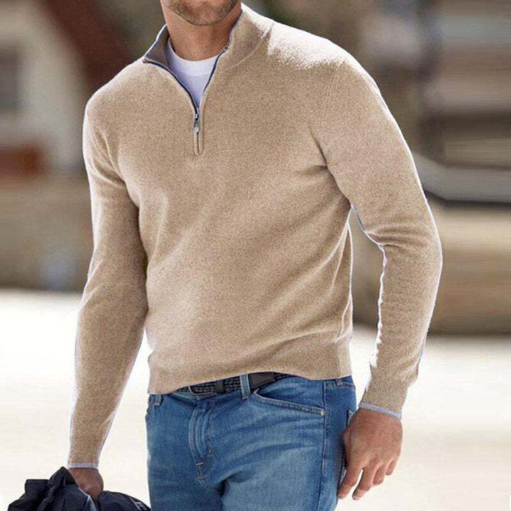 Mats | Stylish Quarter-Zip Sweater For Men