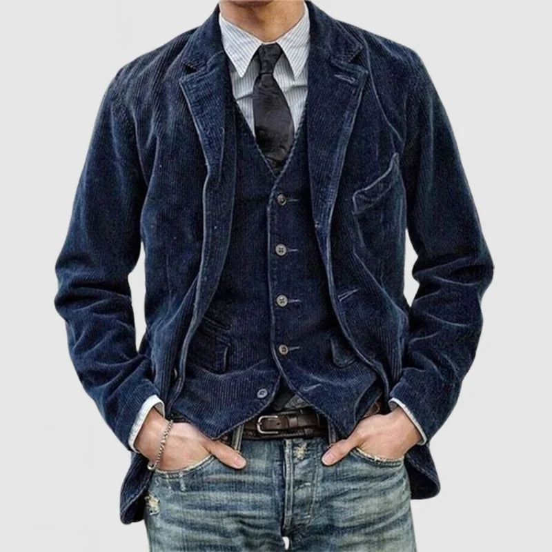 Jory - Vintage Blazer And Vest For Men