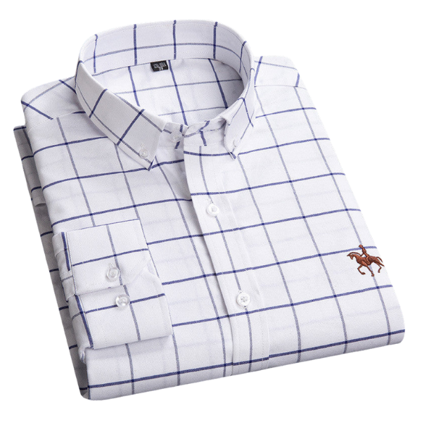 Brian | Checkered Button-Down Shirt For Men