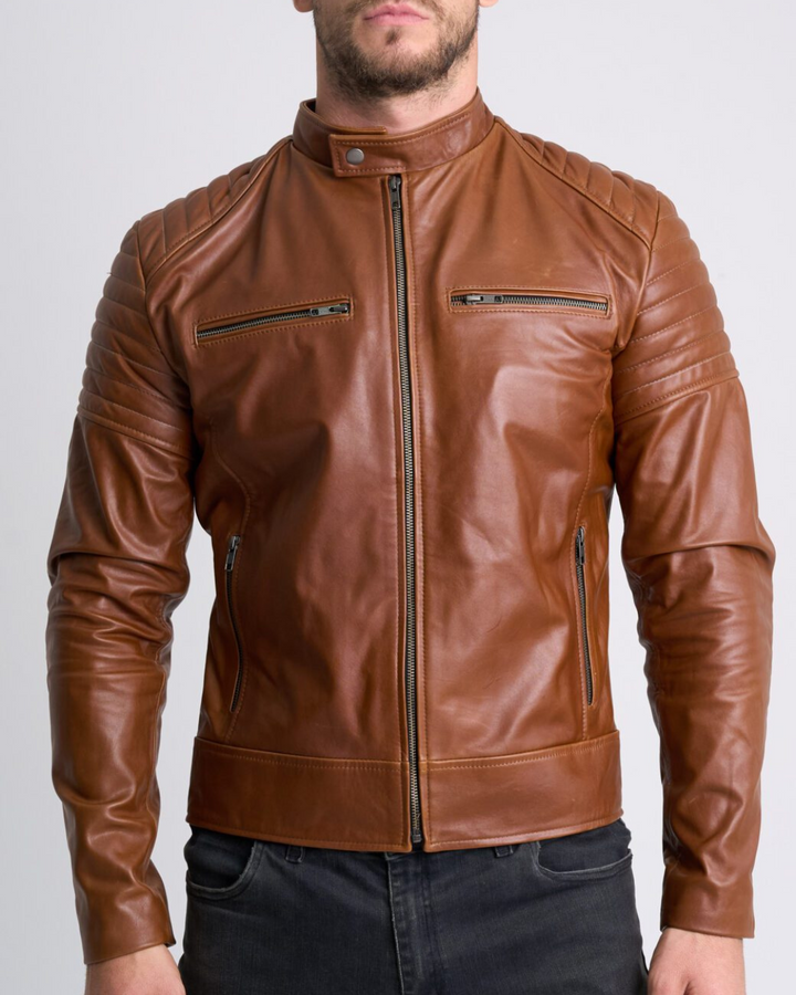 Zane | Stylish Biker Leather Jacket For Men