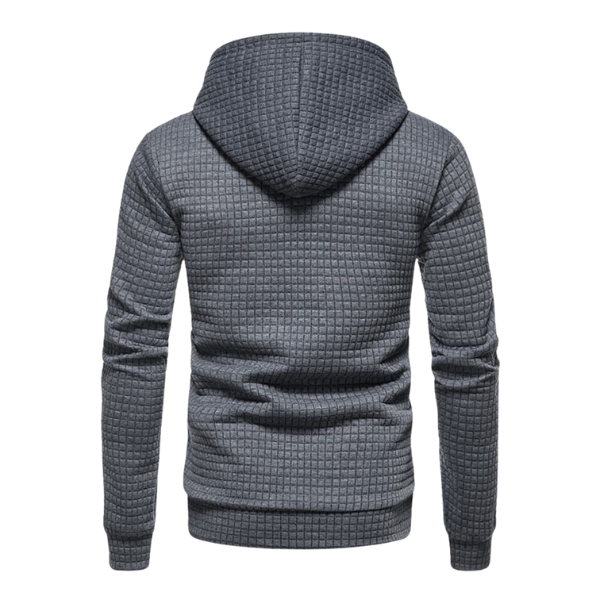 Ingolf   | Textured Hooded Sweatshirt For Men