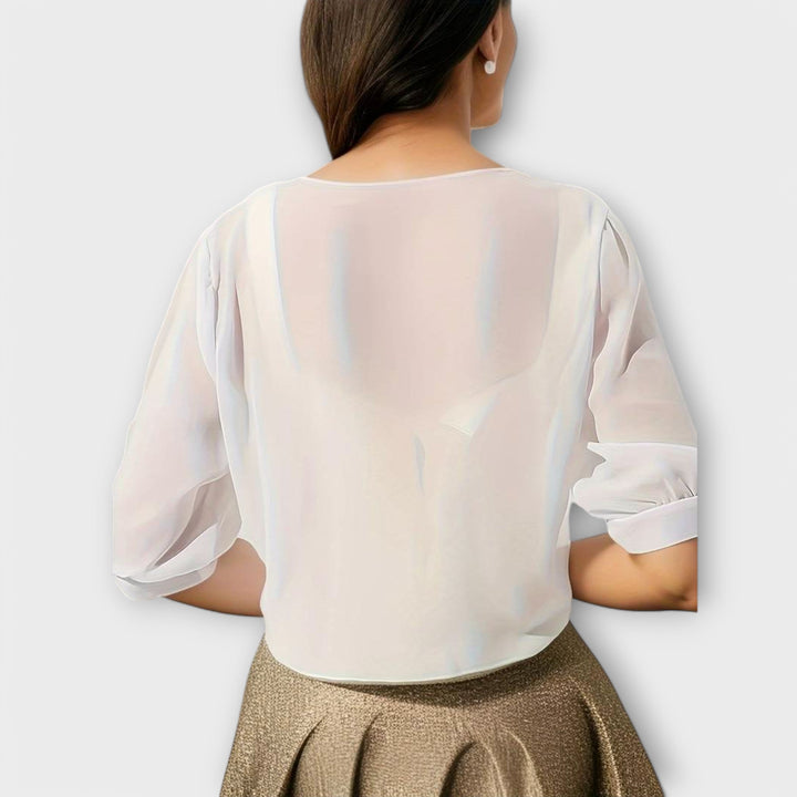 Blouse with Open Front