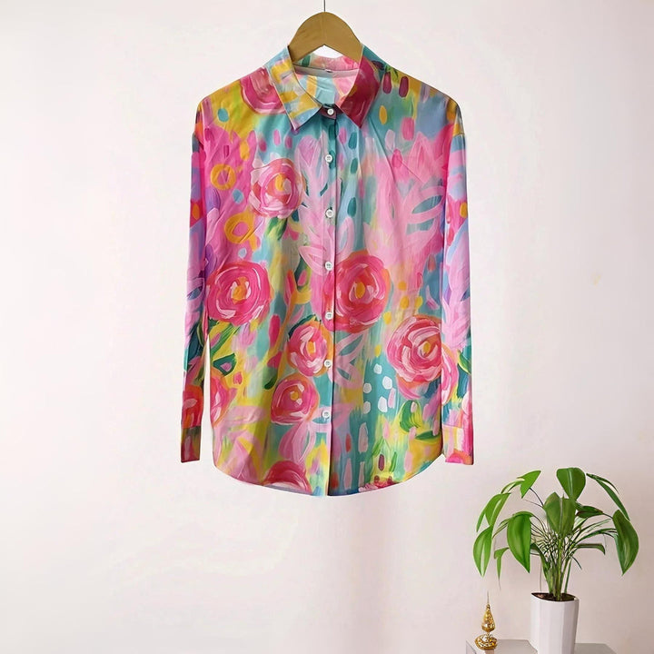 Selina | Colorful Pattern Blouse