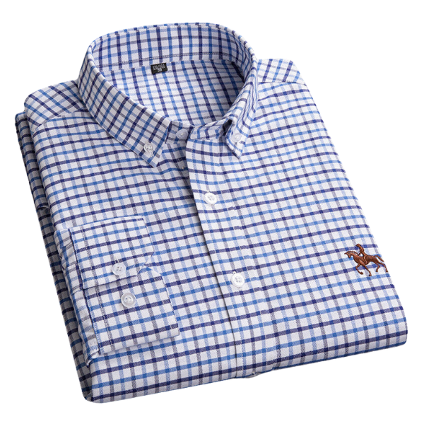Brian | Checkered Button-Down Shirt For Men
