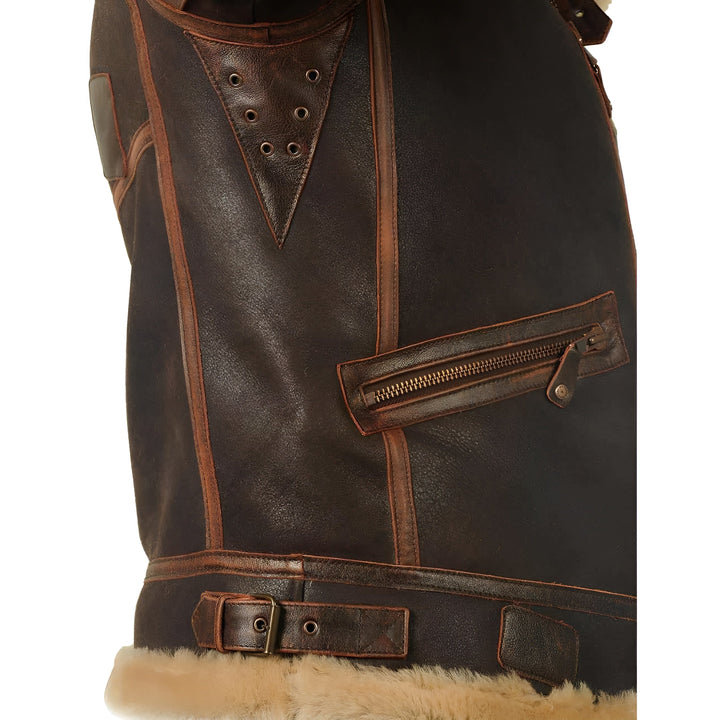 Owen - Stylish Heated Pilot Jacket For Men