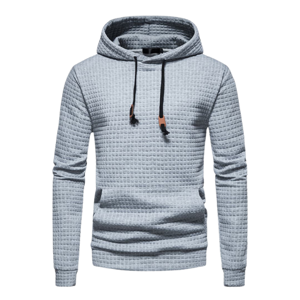 Ingolf   | Textured Hooded Sweatshirt For Men