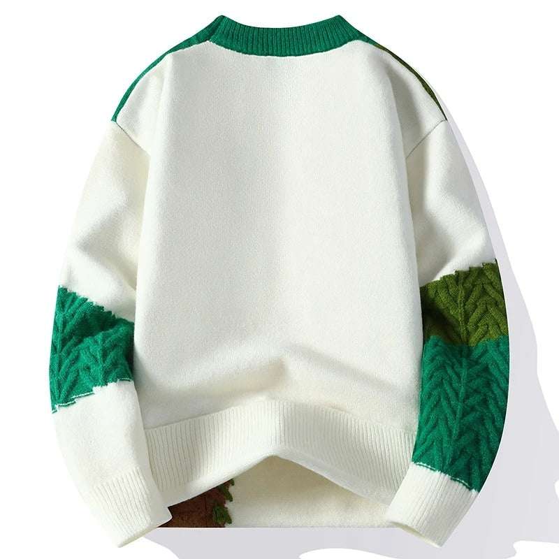 Willow | Cozy Colorblock Knit Sweater For Men