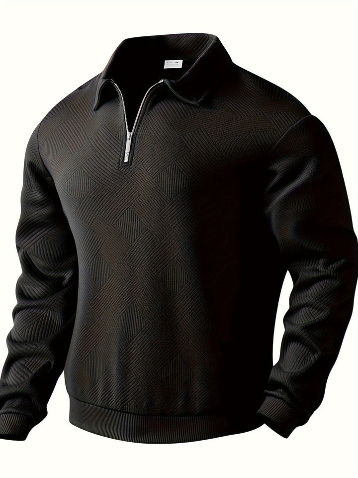 Victor | Stylish Quarter-Zip Sweater For Men