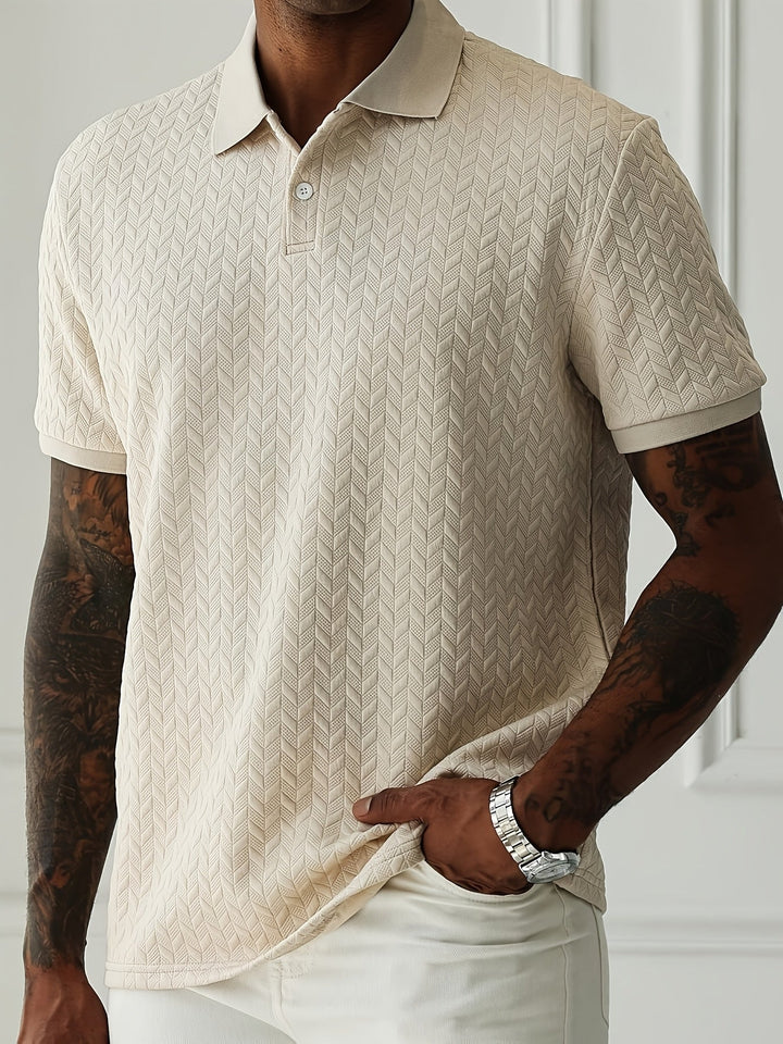 Iman | Timeless Men's Polo Shirt with Modern Lapel Collar For Men
