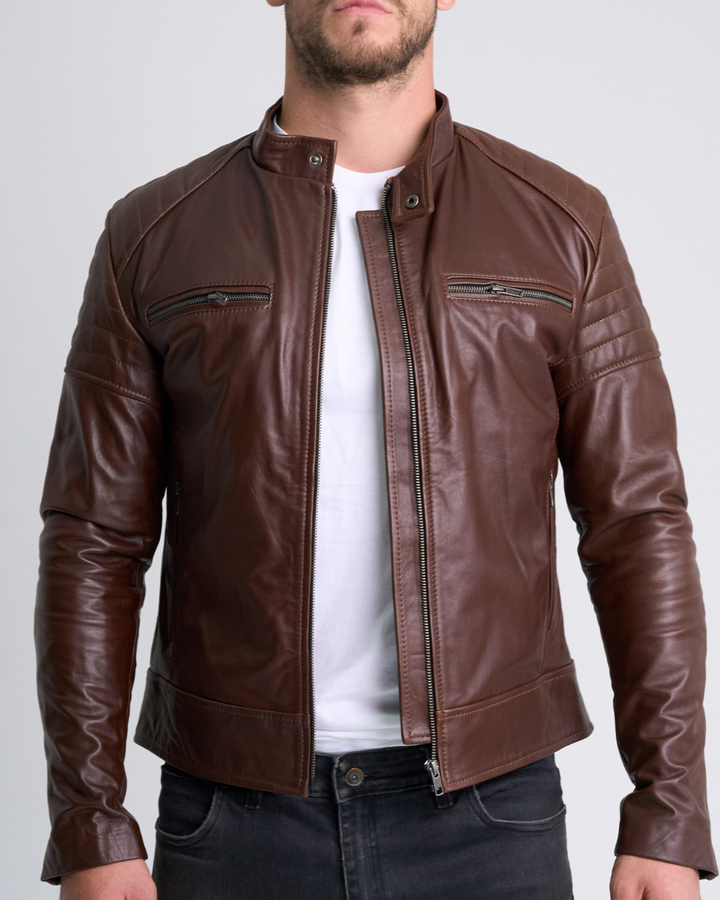 Zane | Stylish Biker Leather Jacket For Men