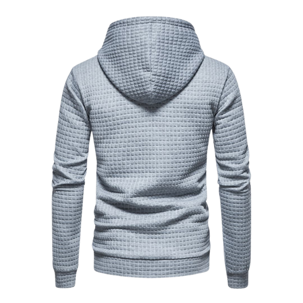 Ingolf   | Textured Hooded Sweatshirt For Men
