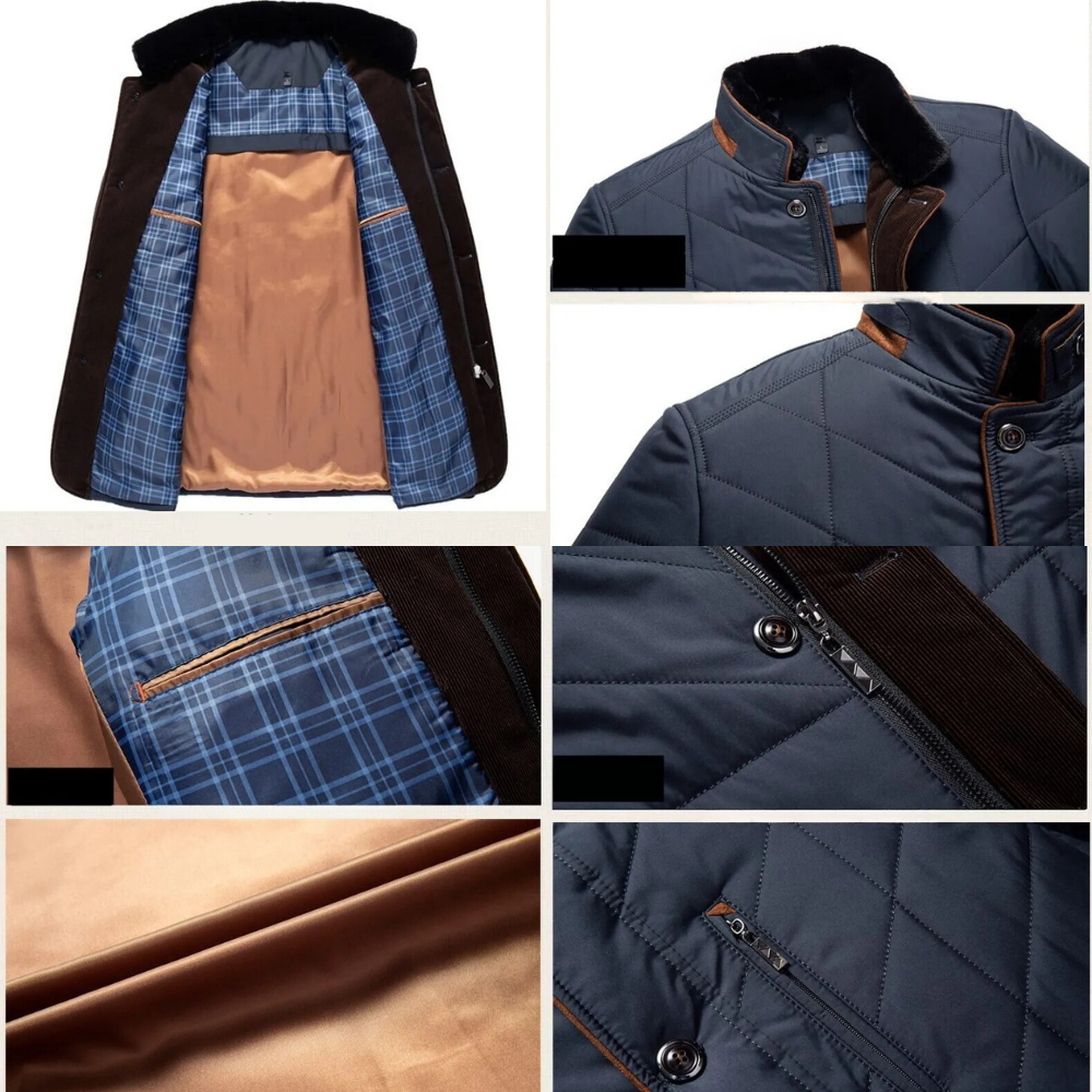 John | Stylish Quilted Winter Jacket For Men