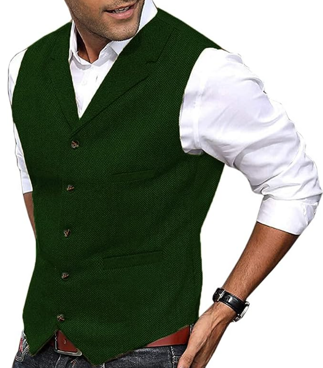 Anders | Stylish Tailored Button-Up Vest For Men