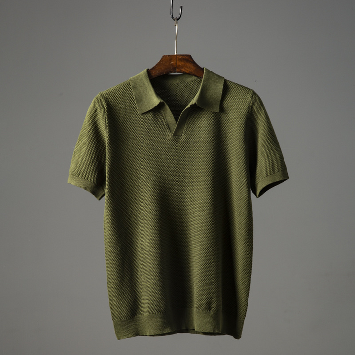 Heinrich | Casual Short Sleeve Polo Shirt For Men
