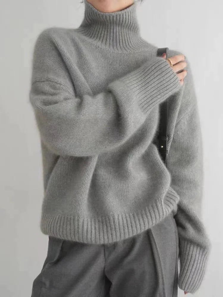 Isabella™ | High Neck Cashmere Jumper