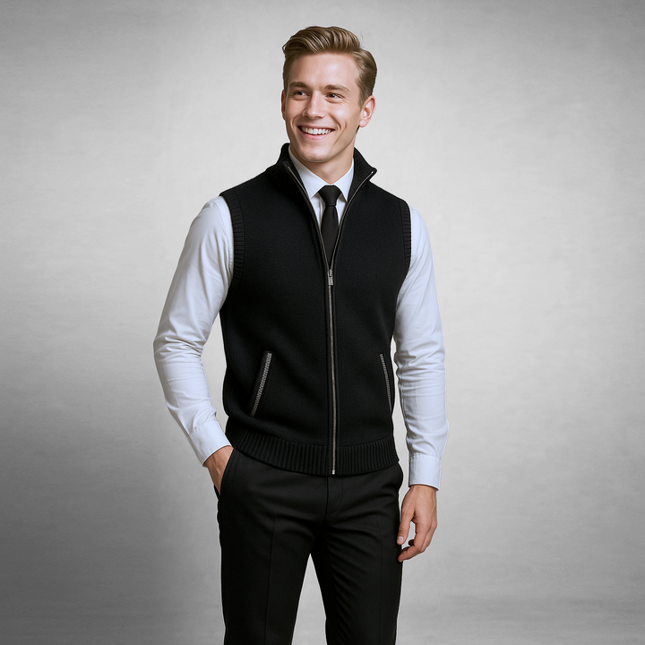 Sebastian | Full-Zip Vest For Men