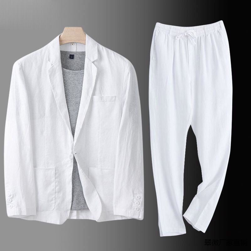 Yvan | Stylish Linen Blazer Trouser Set For Men