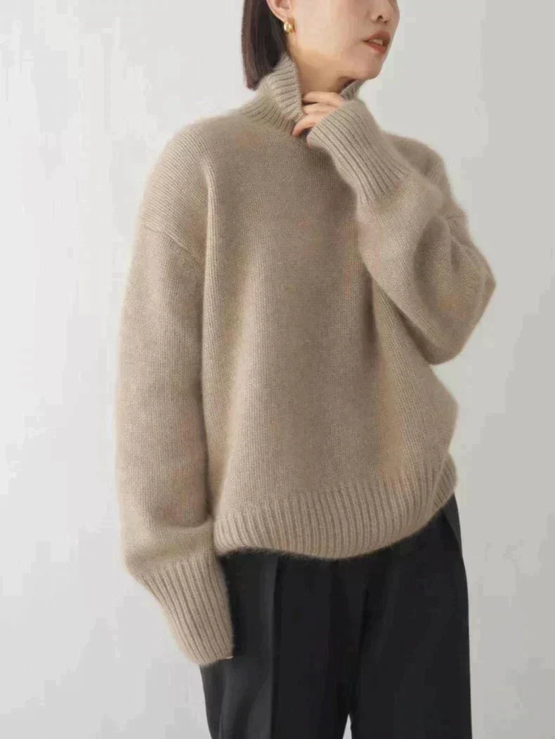 Isabella™ | High Neck Cashmere Jumper