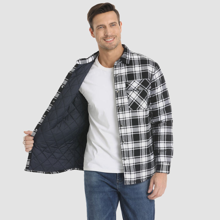 Elliot | Stylish Plaid Flannel Shirt Jacket For Men