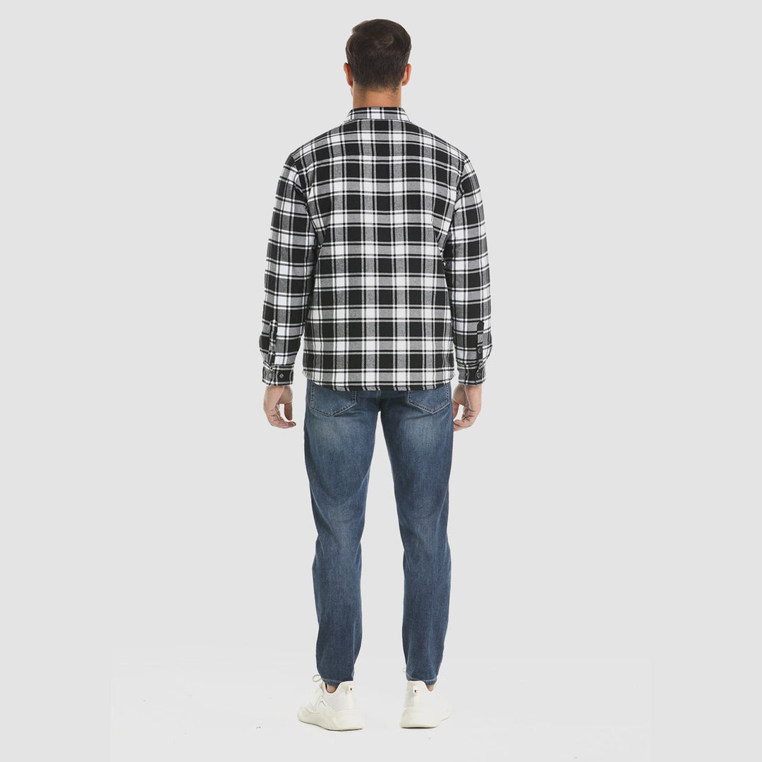 Elliot | Stylish Plaid Flannel Shirt Jacket For Men