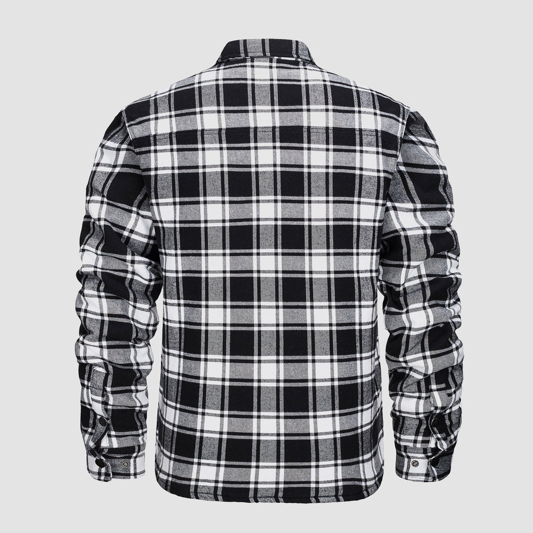 Elliot | Stylish Plaid Flannel Shirt Jacket For Men