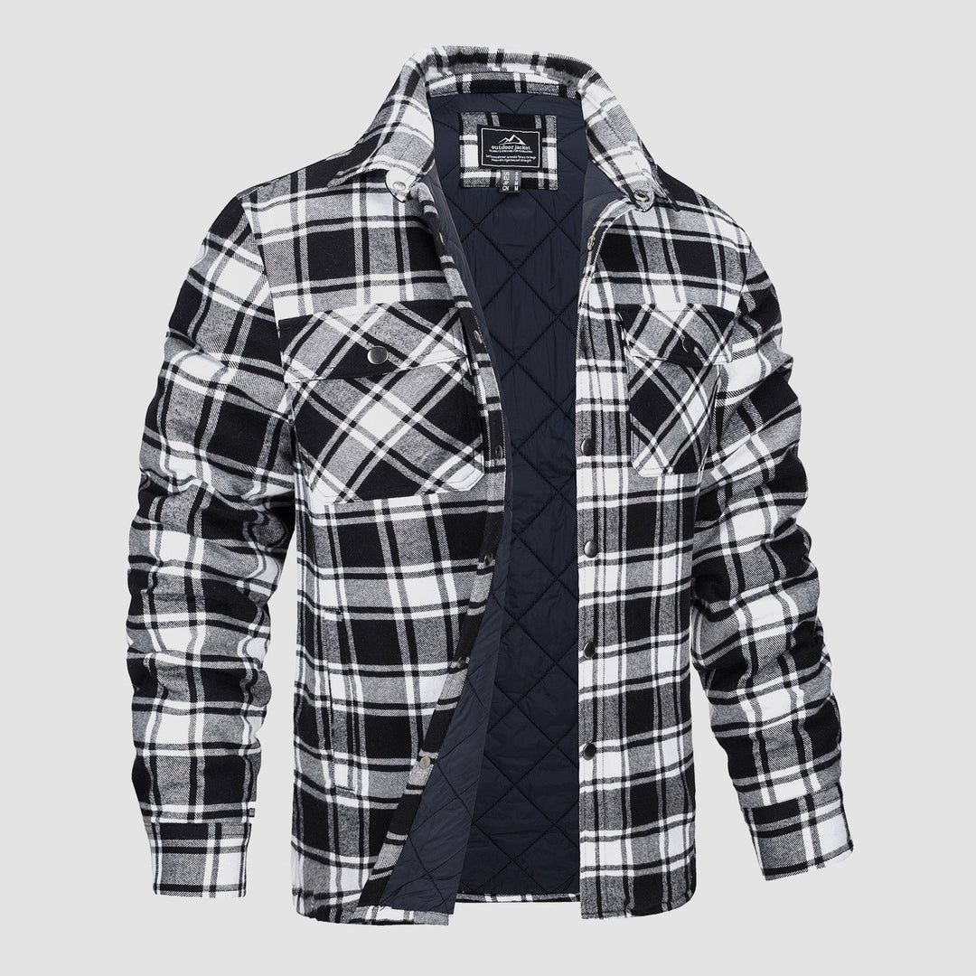 Elliot | Stylish Plaid Flannel Shirt Jacket For Men