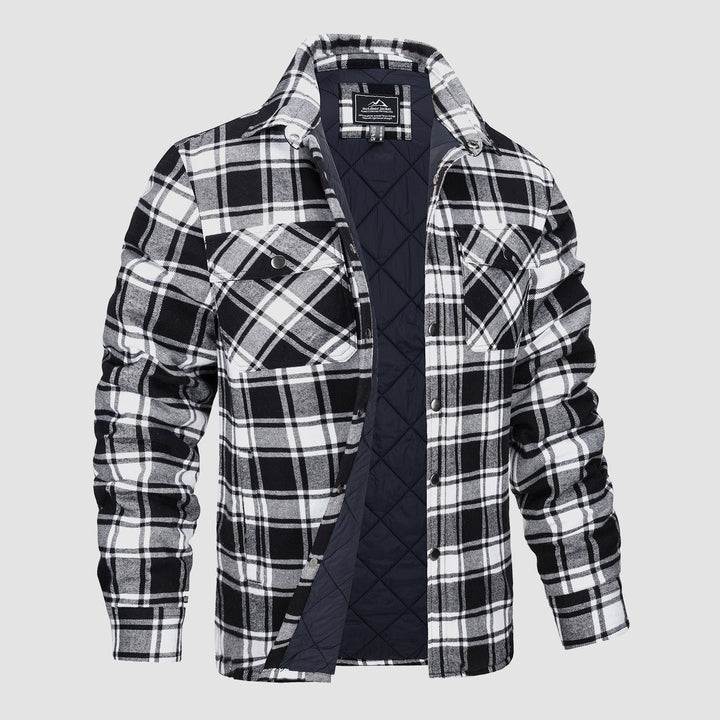 Elliot | Stylish Plaid Flannel Shirt Jacket For Men