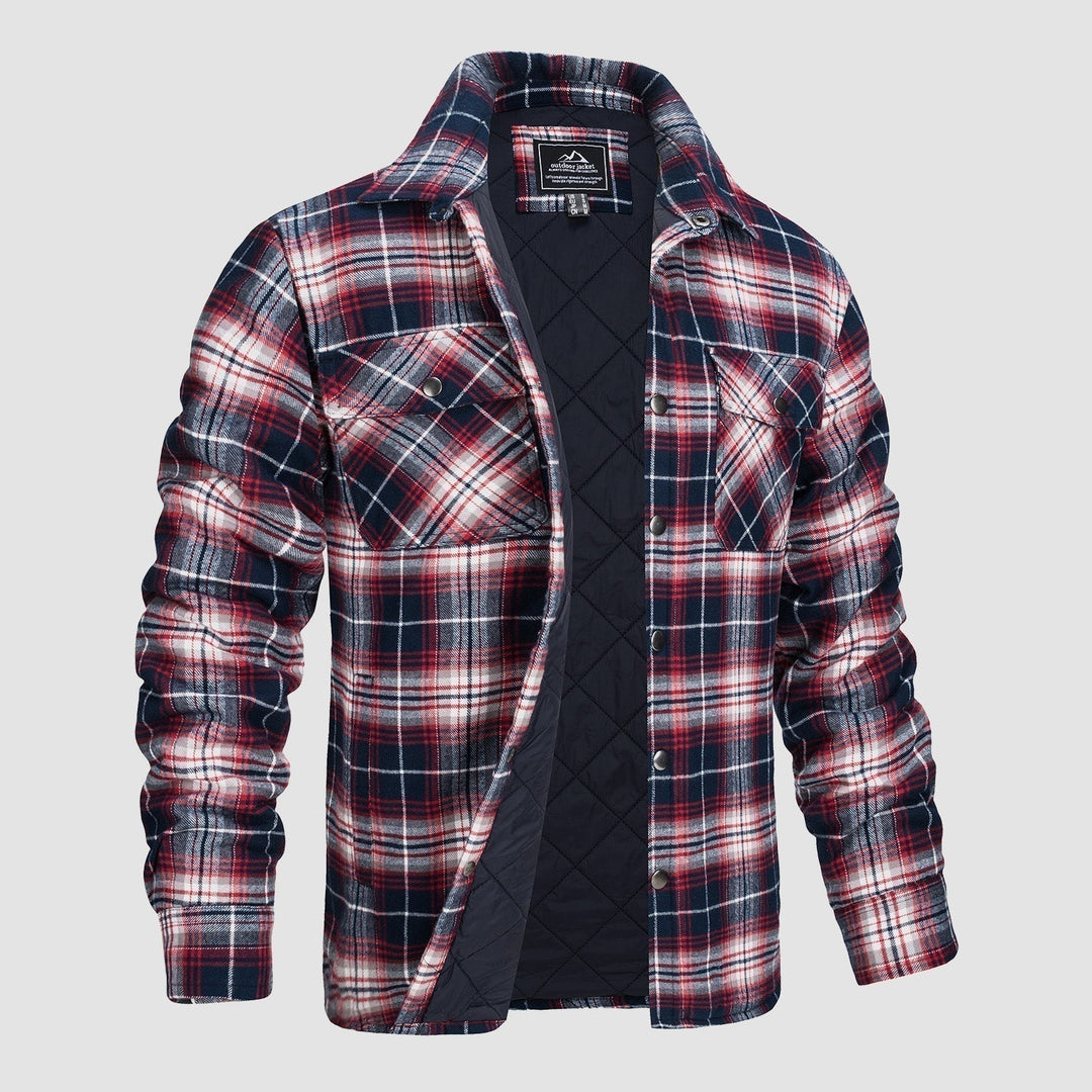 Elliot | Stylish Plaid Flannel Shirt Jacket For Men