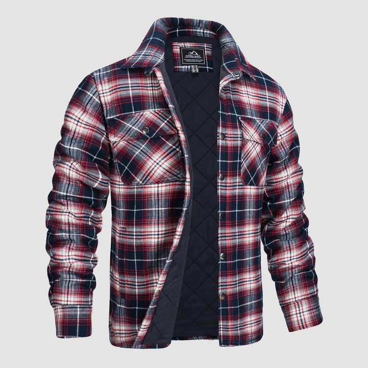 Elliot | Stylish Plaid Flannel Shirt Jacket For Men