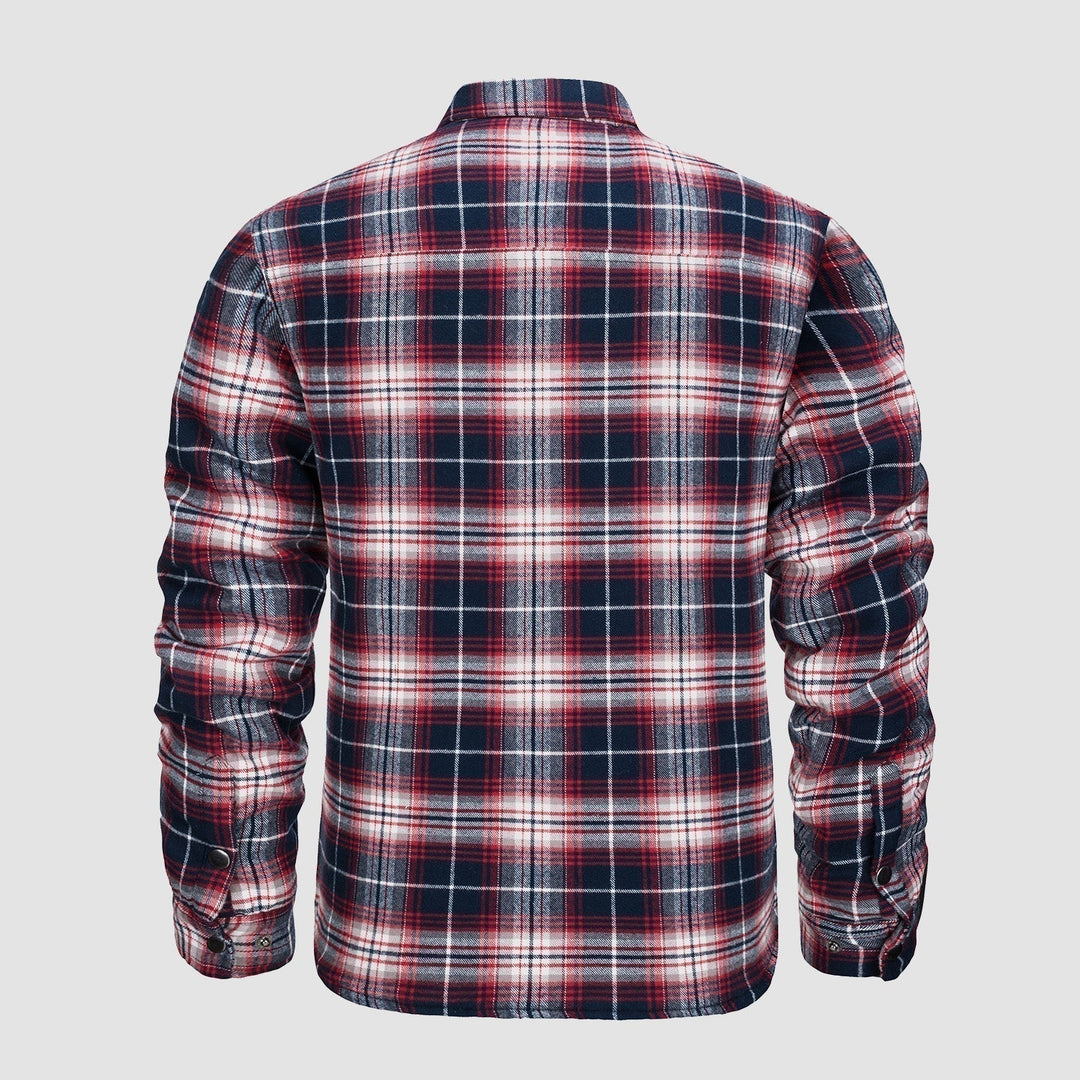 Elliot | Stylish Plaid Flannel Shirt Jacket For Men