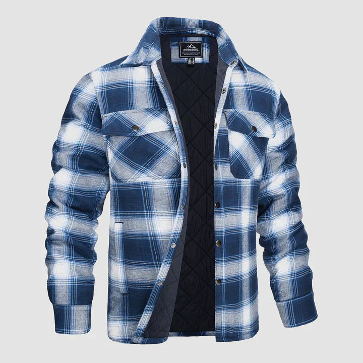 Elliot | Stylish Plaid Flannel Shirt Jacket For Men