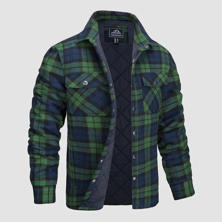 Elliot | Stylish Plaid Flannel Shirt Jacket For Men