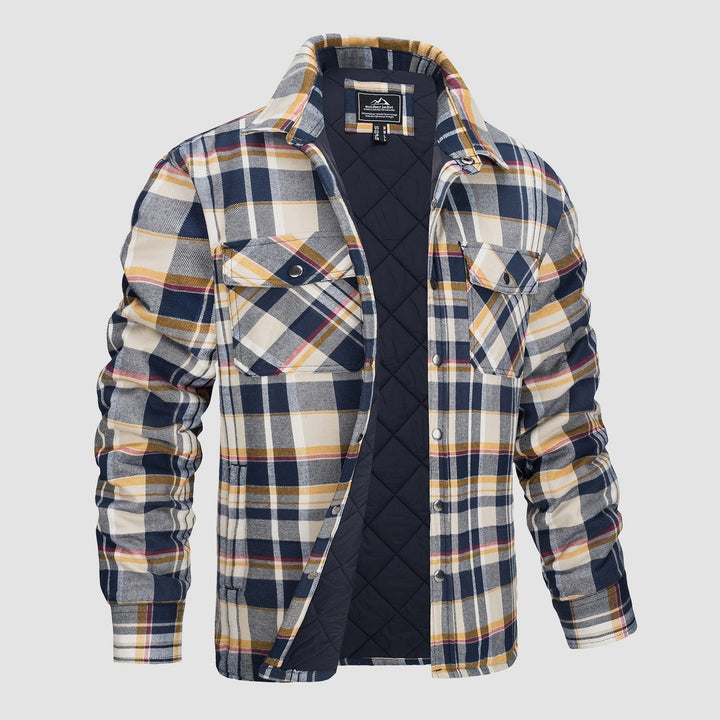 Elliot | Stylish Plaid Flannel Shirt Jacket For Men