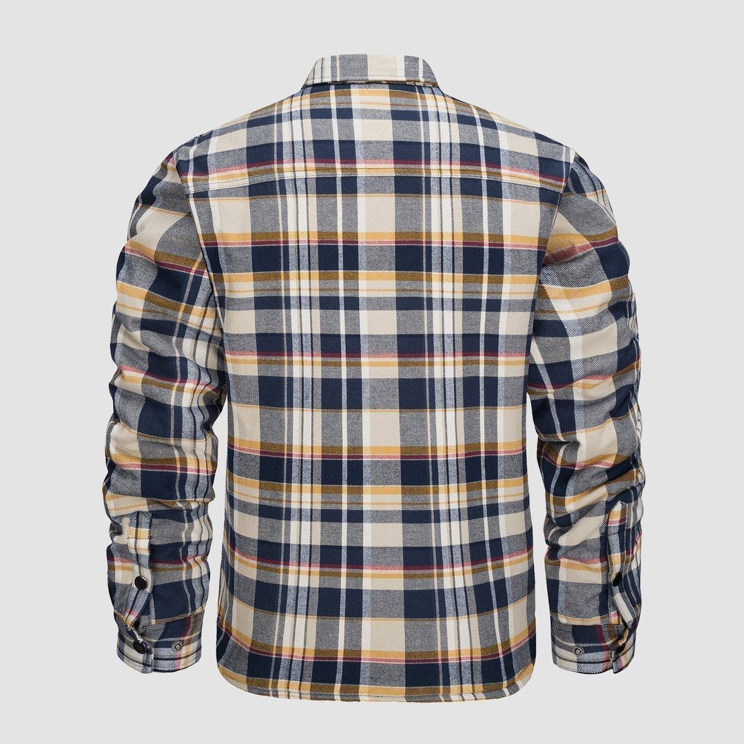 Elliot | Stylish Plaid Flannel Shirt Jacket For Men