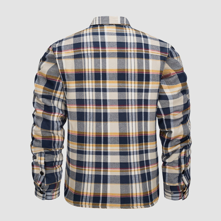 Elliot | Stylish Plaid Flannel Shirt Jacket For Men