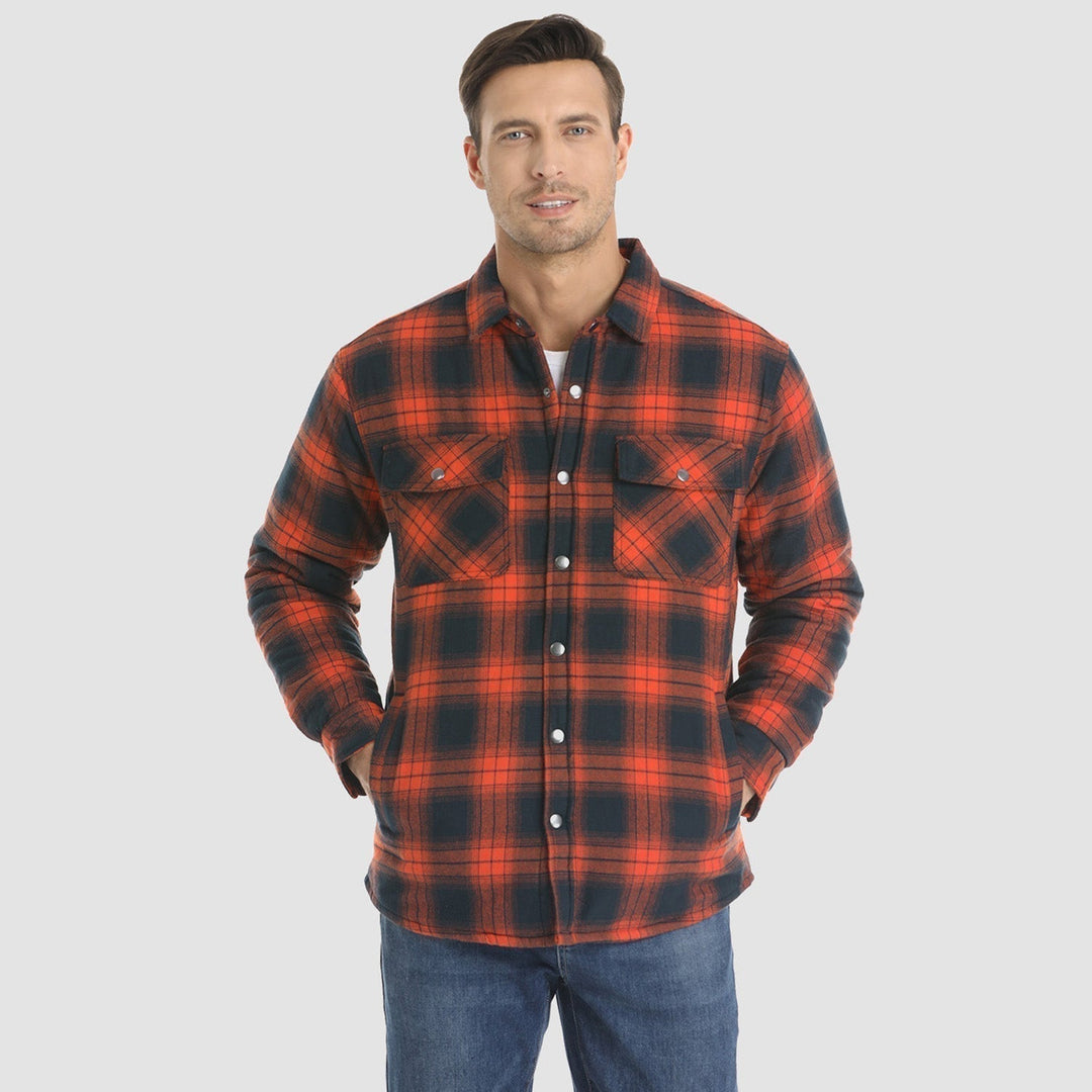 Elliot | Stylish Plaid Flannel Shirt Jacket For Men