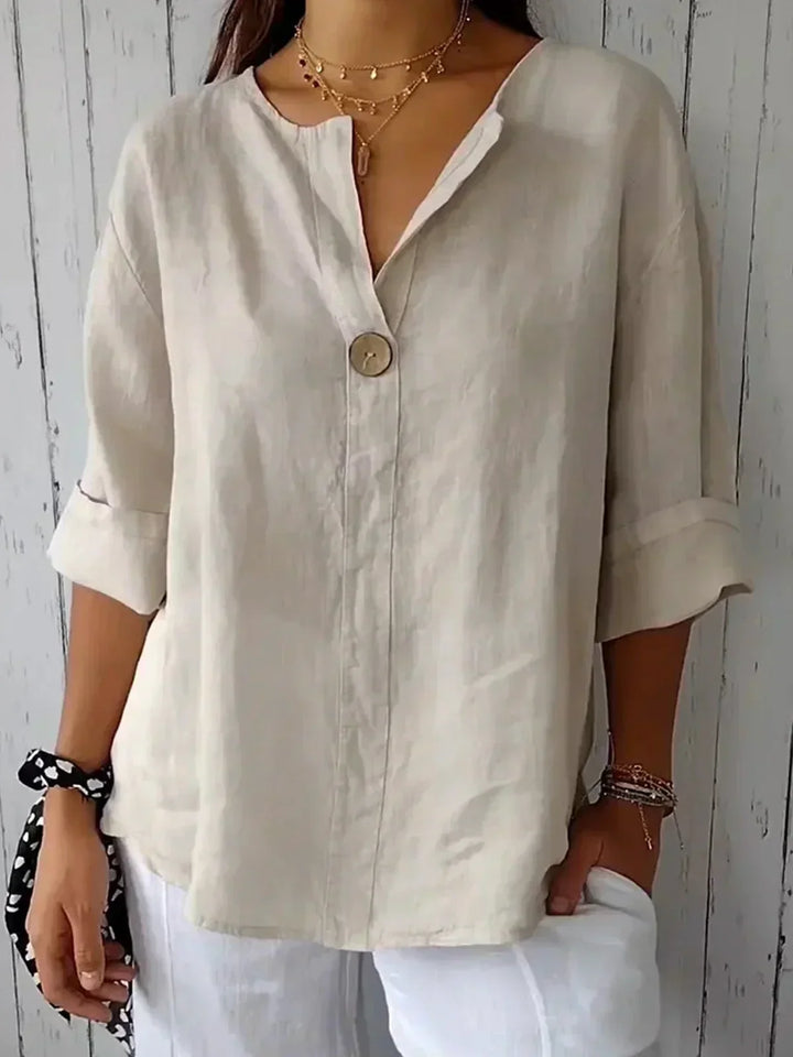 Mira™ | Casual V-Neck Blouse