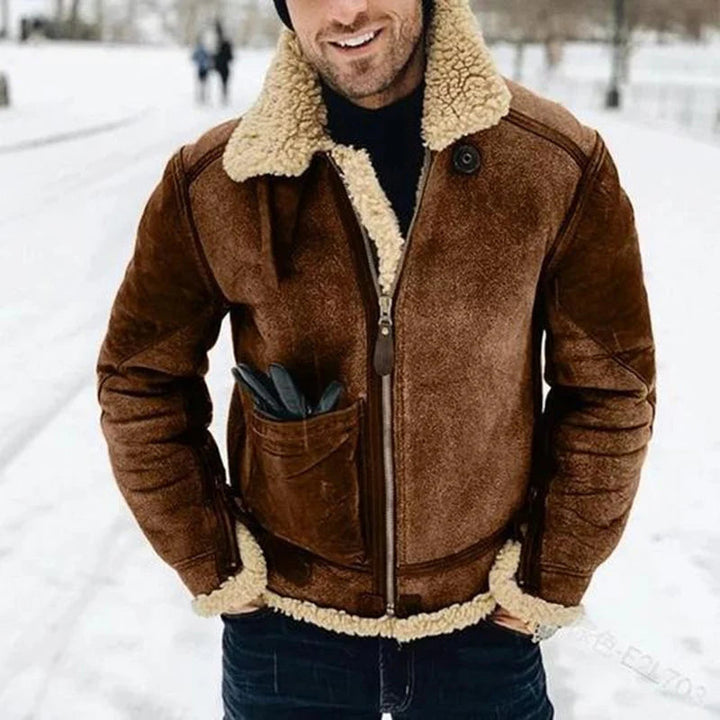 Kurt  | Stylish Shearling Jacket For Men