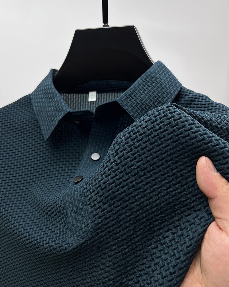 Seth | Stylish Textured Polo Shirt For Men