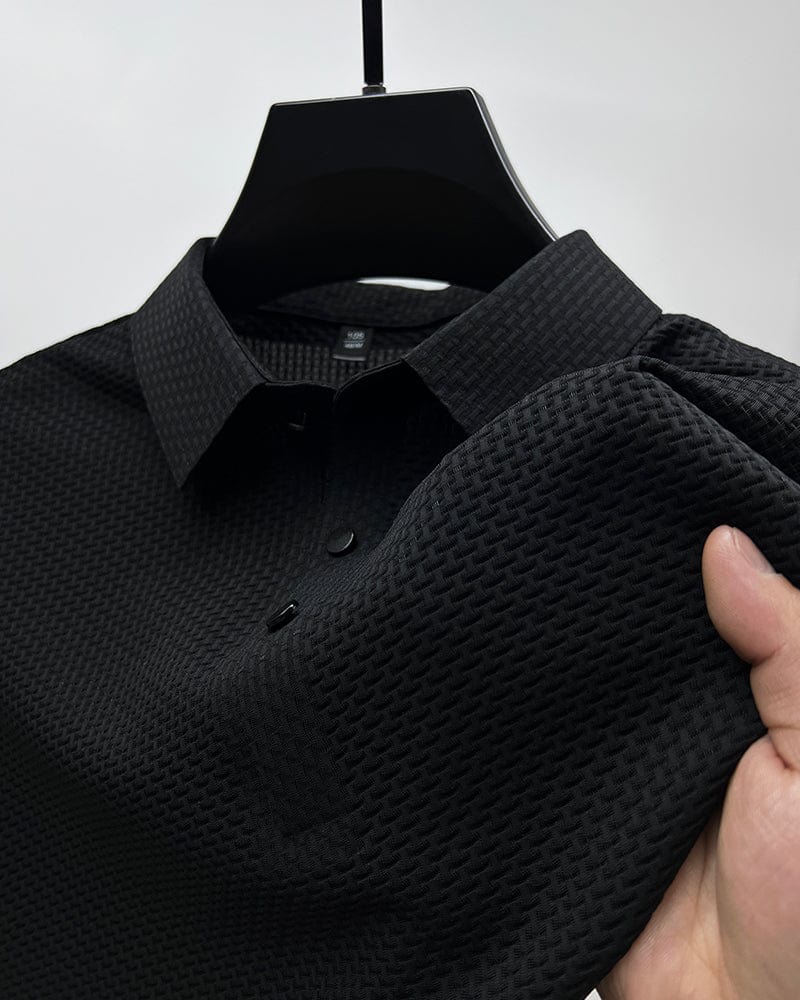 Seth | Stylish Textured Polo Shirt For Men