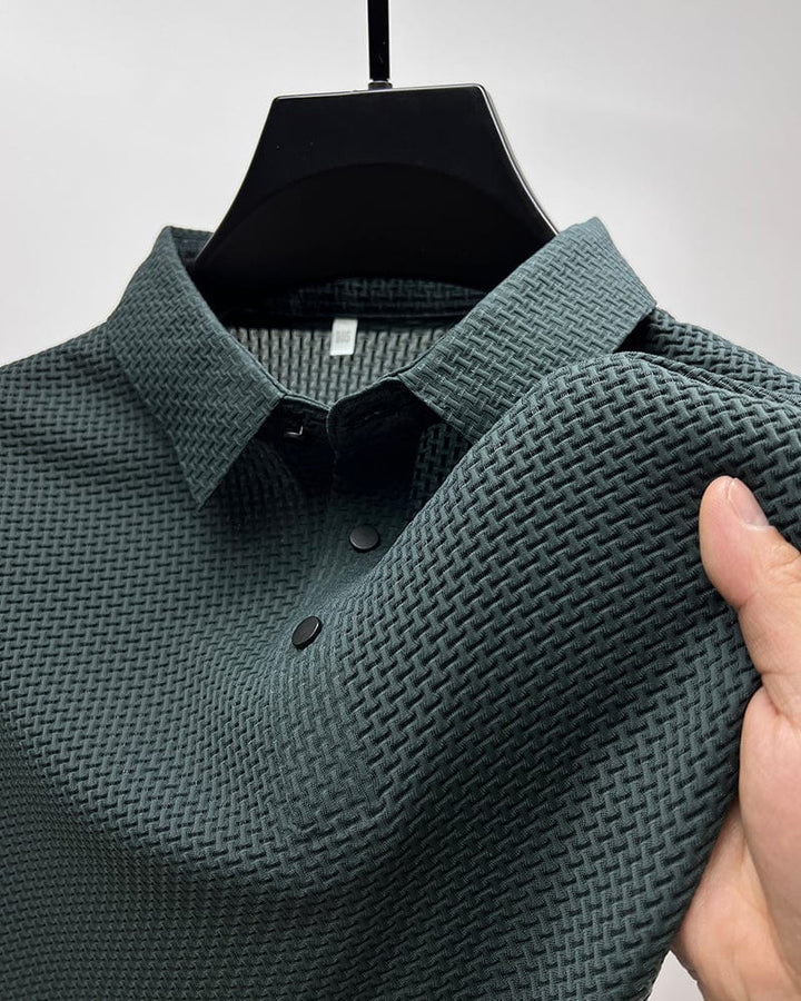 Seth | Stylish Textured Polo Shirt For Men