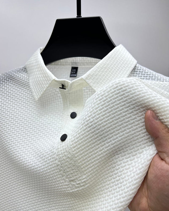 Seth | Stylish Textured Polo Shirt For Men