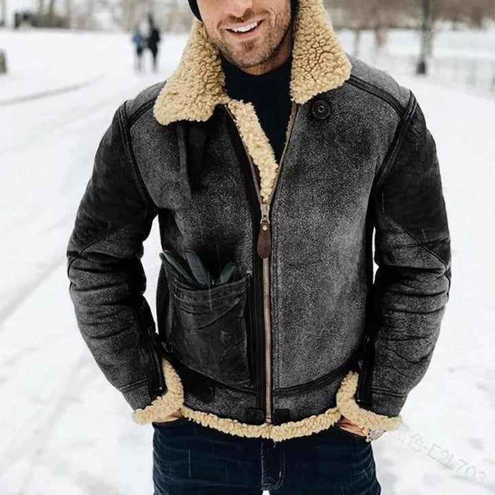 Kurt  | Stylish Shearling Jacket For Men