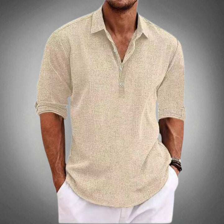 Mario | Classic Linen Shirt For Men
