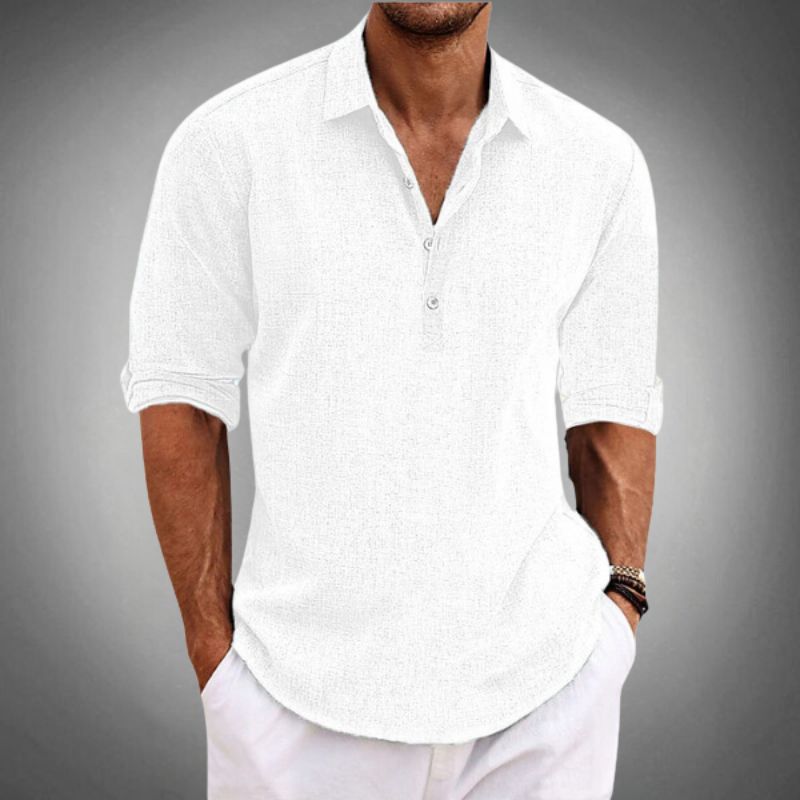 Mario | Classic Linen Shirt For Men