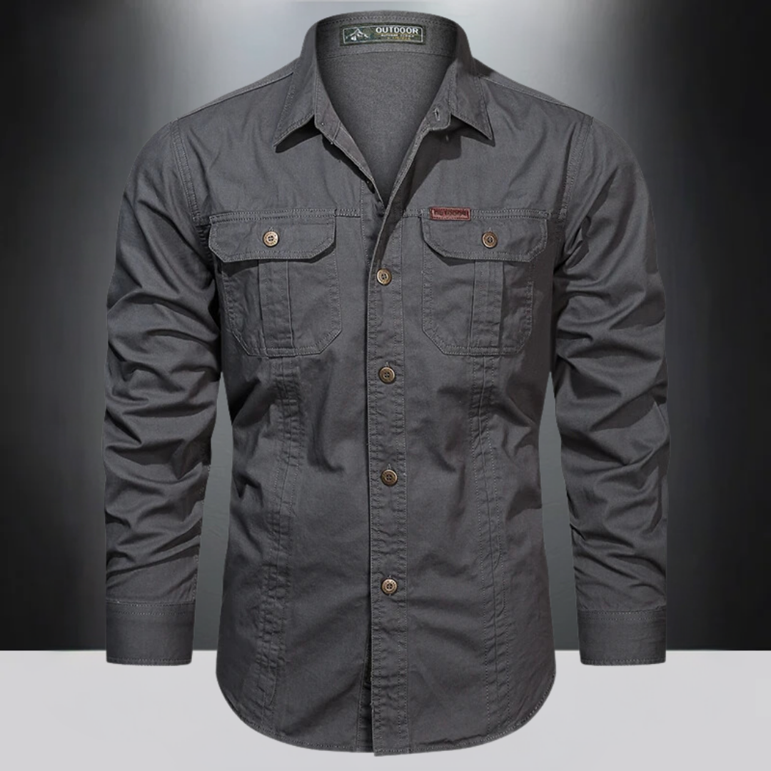 Fitzgerald | Stylish Long-Sleeve Outdoor Shirt For Men