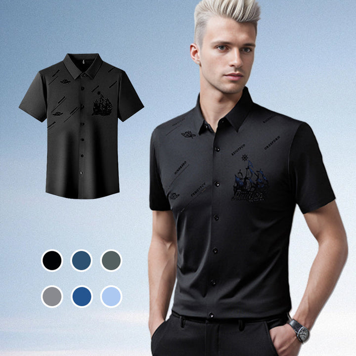 Owen | Stylish Graphic Short-Sleeve Polo Shirt For Men