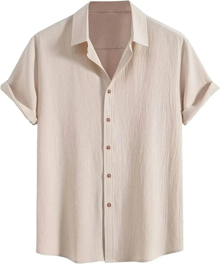 Ward | Men's Textured Crinkle Shirt For Men