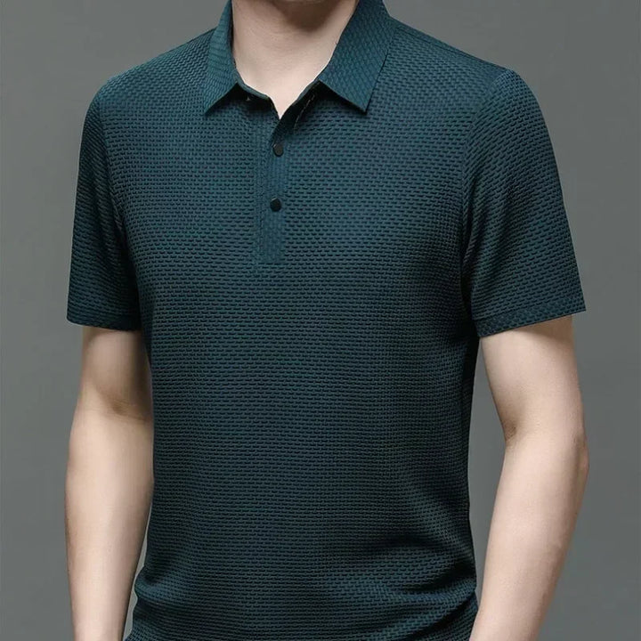 Prestigio | Textured slim fit polo shirt