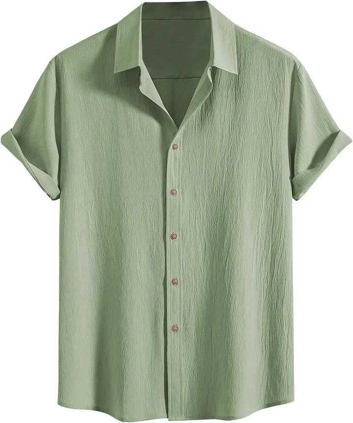 Ward | Men's Textured Crinkle Shirt For Men
